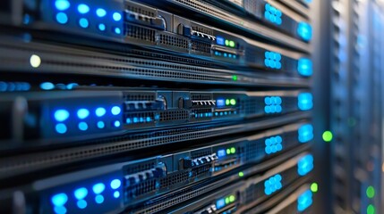 Fototapeta premium network room