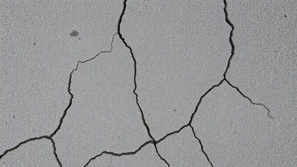 Fototapeta premium A close-up photo of rough and textured concrete surface with cracks and lines, architecture, lines