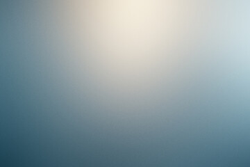 A blue background with a white light shining on it. Noisy backdrop with grain