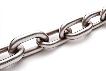 Obraz premium chain isolated on white
