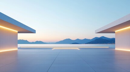 Fototapeta premium highway in the mountains