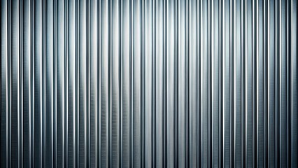 Obraz premium Metal corrugated texture for industrial background, metal, corrugated, texture, industrial, background, steel, pattern, silver