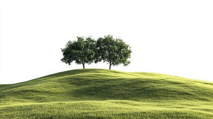 Obraz premium tree isolated on white