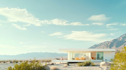 Fototapeta premium view of the lake