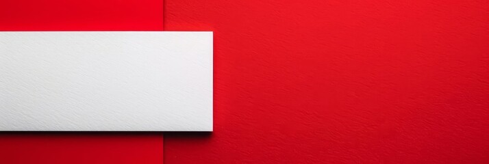 Abstract red and white geometric background.