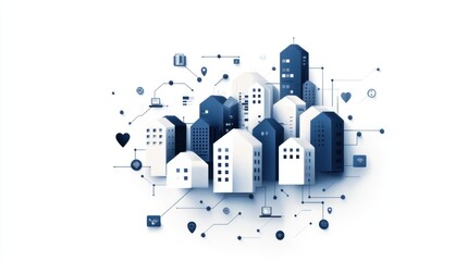 Obraz premium Revolutionizing urban living how advanced technology shapes modern off-grid solutions for sustainable communities