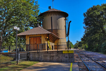 Texas State Railroad Station - Depot - Palestine Station.