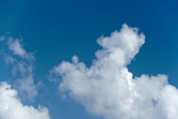 blue sky with clouds