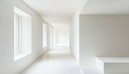 Fototapeta premium Minimalist and unique interior design in the house
