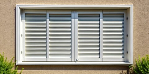 Plastic window shutters for shade