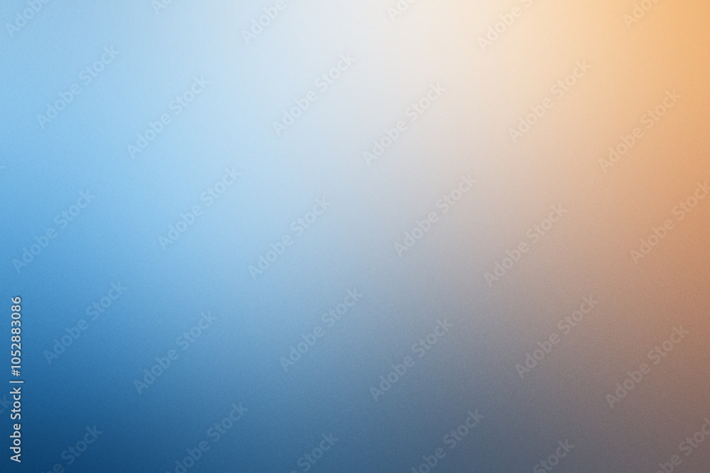 Poster abstract noisy grainy background featuring a smooth gradient of colors transitioning from blue to or