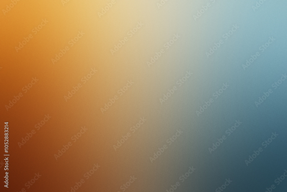 Poster abstract noisy grainy background showcasing a gradient effect with warm and cool tones blending toge
