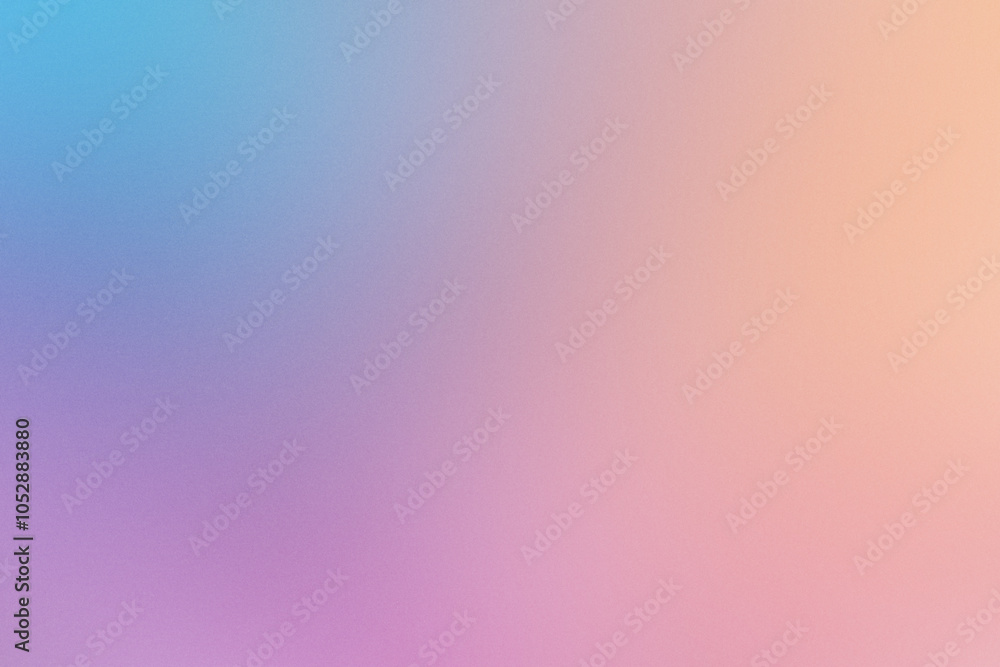 Aufkleber abstract background with noisy grain and gradient transitioning from blue to pink, perfect for artis