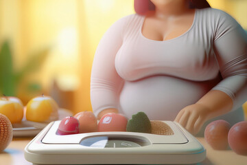 Healthy lifestyle, diet, weight loss.