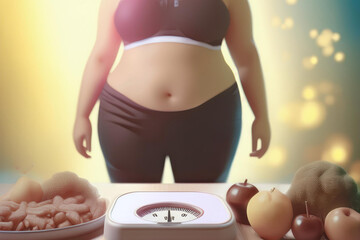 Healthy lifestyle, diet, weight loss.