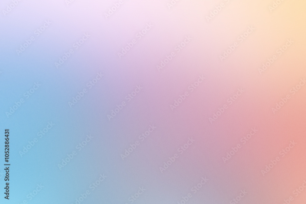 Poster abstract gradient backdrop featuring a noisy grainy texture with soft pastel colors