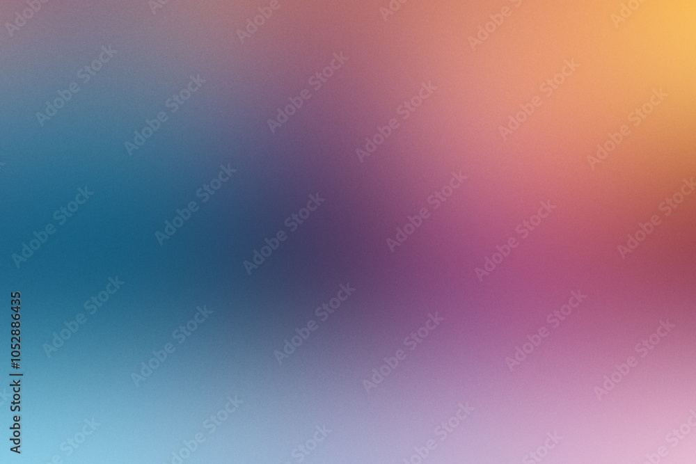 Aufkleber exploring the beauty of a colorful, noisy grainy abstract backdrop with a smooth gradient effect