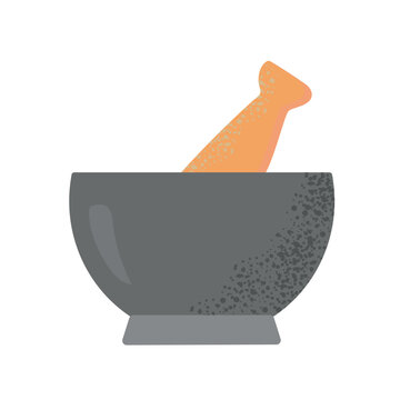 Mortar and pestle icon clipart avatar logotype isolated illustration