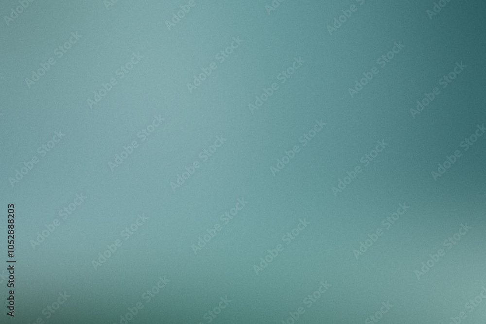 Poster a textured abstract background featuring noisy grain and a smooth gradient in soothing teal and blue