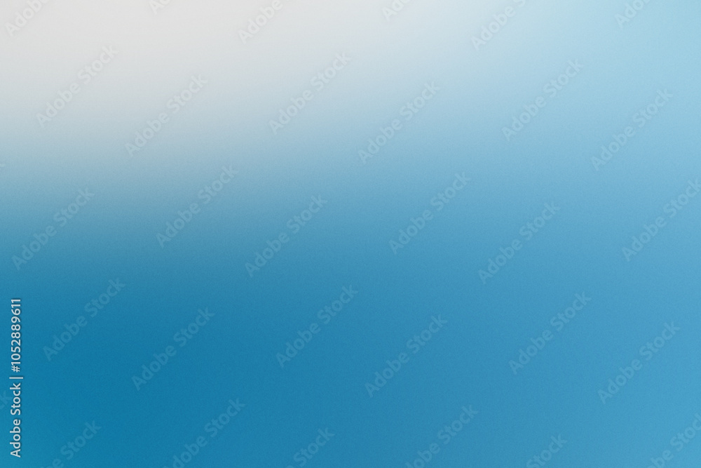 Poster abstract backdrop with noisy grain and gradient blending soft blue tones perfect for creative design