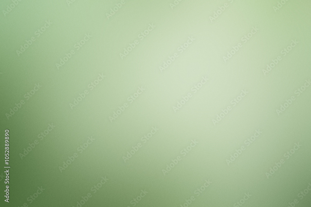 Poster abstract gradient backdrop featuring a noisy grainy texture in soft hues of green for creative desig