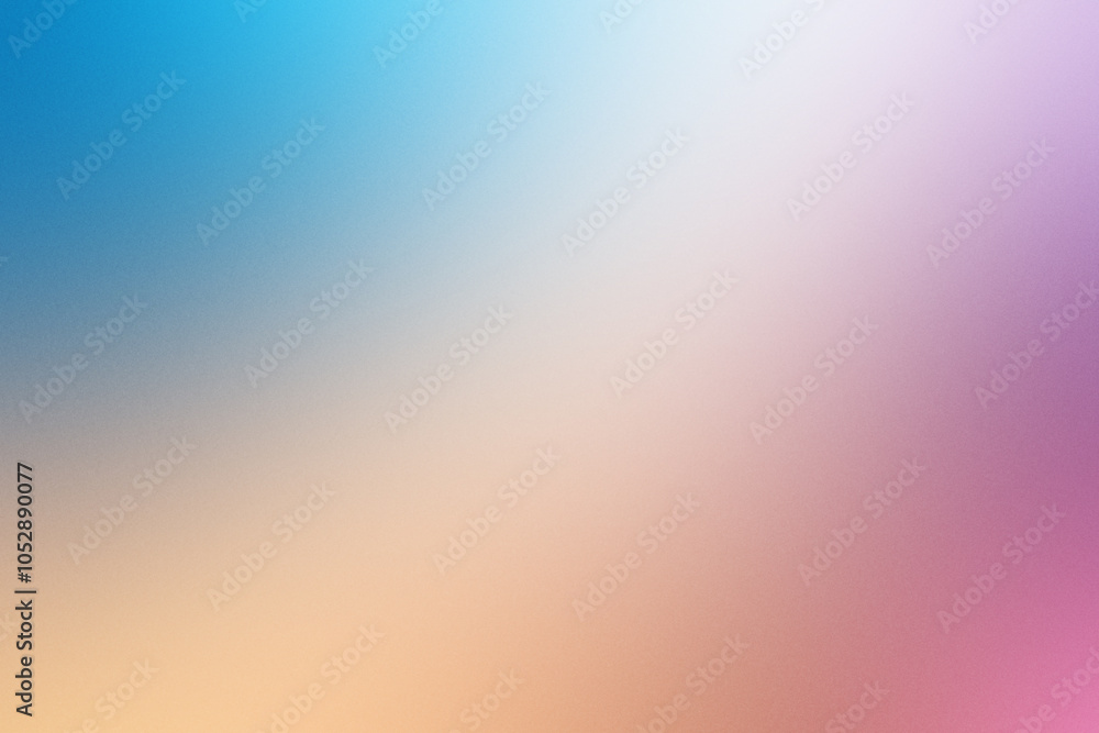 Poster abstract background featuring noisy grainy textures with a gradient of colors blending softly