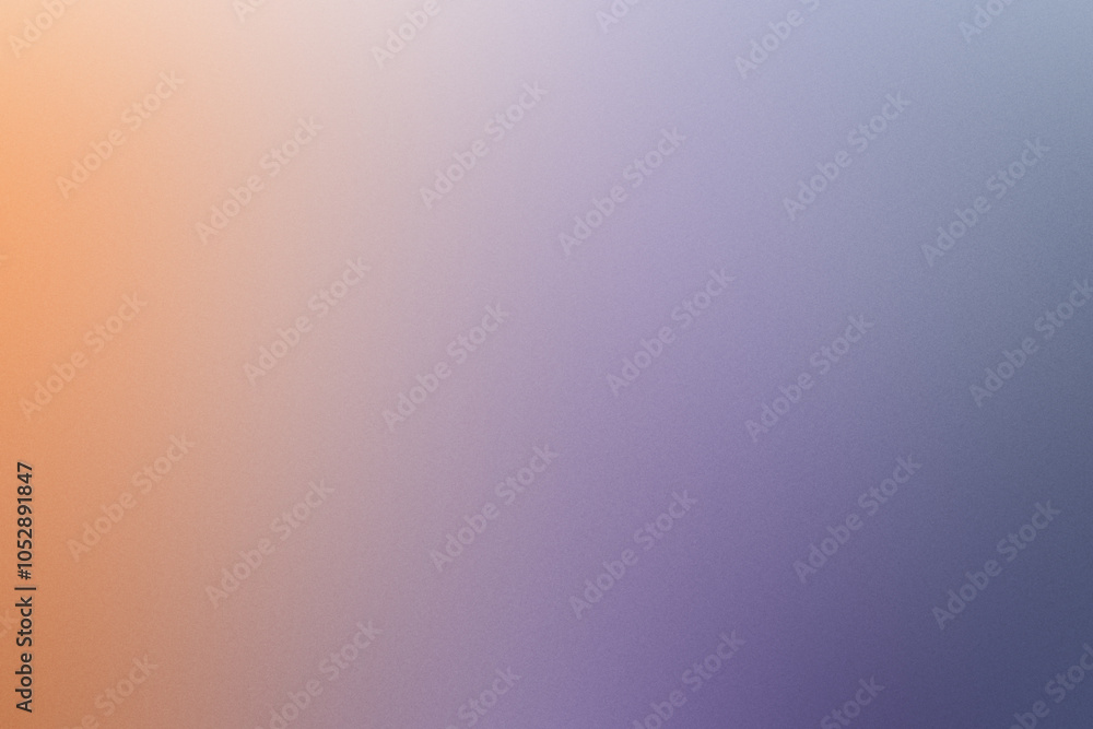 Poster an abstract backdrop featuring a noisy grainy texture with a smooth gradient from warm to cool tones