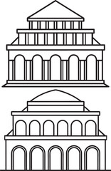 Obraz premium ancient greek temple