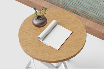 A4 MAGAZINE BROCHURE BLANK BAKGROUND