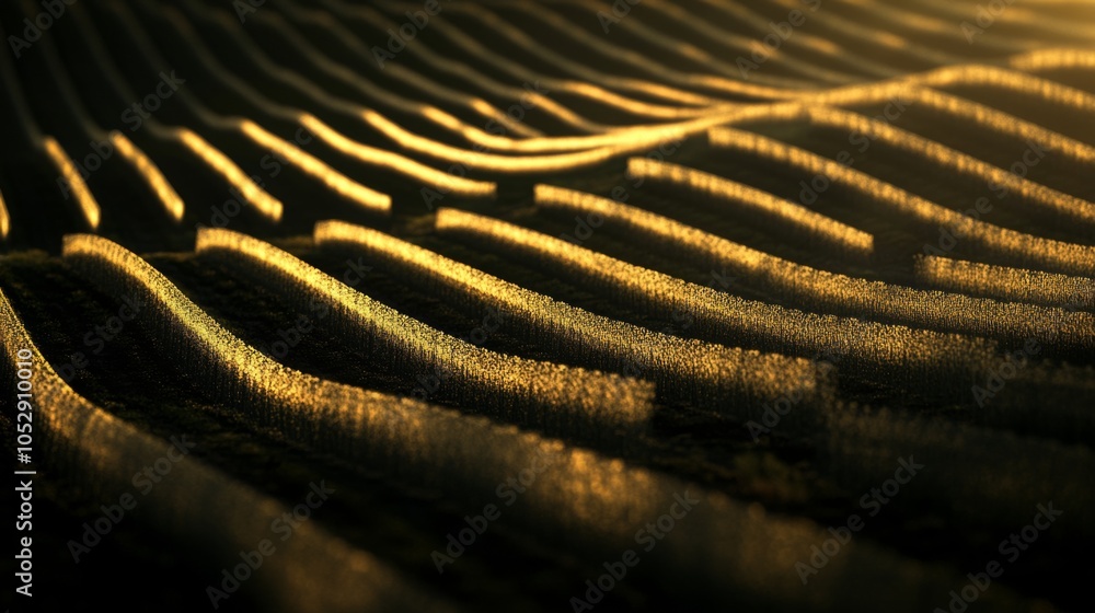Poster abstract patterns of light on textured surface