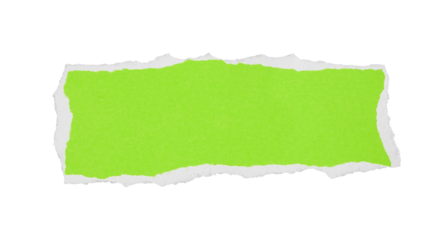 green torn paper copy space