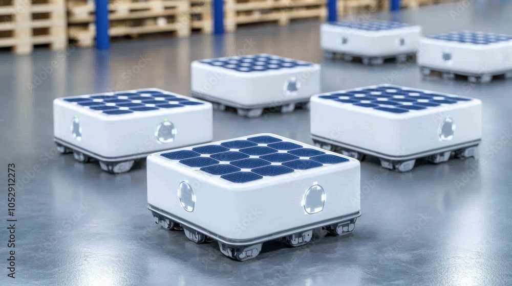 Poster innovative robotic systems utilizing solar power for enhanced efficiency in industrial operations