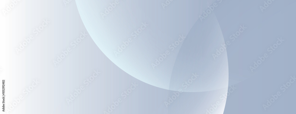 Poster a soft, abstract background with overlapping translucent shapes. the background is light blue, with 