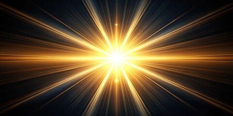 Abstract rays of light shining on a dark background, abstract, beautiful, rays, light, beams, glowing, illumination