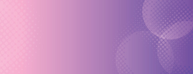 Purple gradient background with halftone dotted texture. The background features soft purple hues and circular patterns, creating a modern look. Minimal halftone vector gradient background