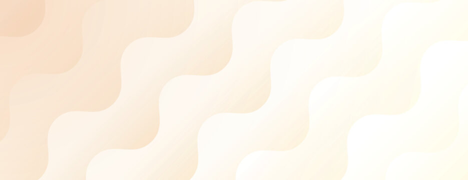Wavy beige background with a soft, smooth texture. The beige background features a gentle, flowing pattern, creating a calming effect. Minimal abstract wavy gradient vector background