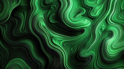 Lush green abstracts in natural serenity