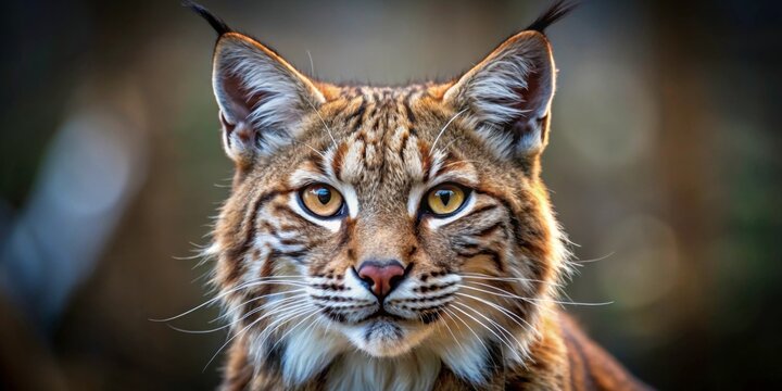 Frowning red Canadian bobcat with piercing eyes , wildlife, mammal, Canadian, North America, bobcat, frown, emotion, expression