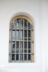 Fototapeta premium antique and classic old windows in historic old buildings