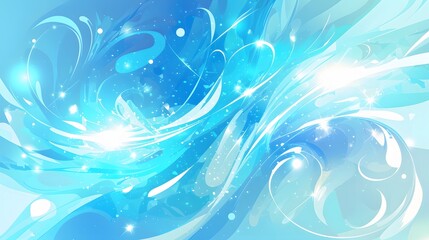 Naklejka premium abstract blue background with bubbles