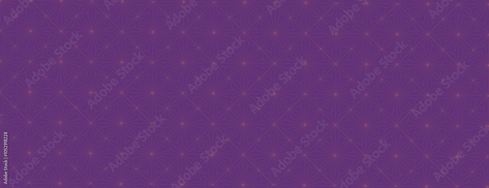 Poster geometric purple background with intricate patterns. the purple background features a textured, symm