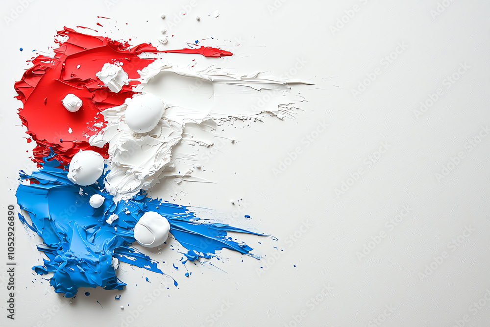 Poster dynamic expression of patriotism an artistic interpretation of russia's identity through color and t