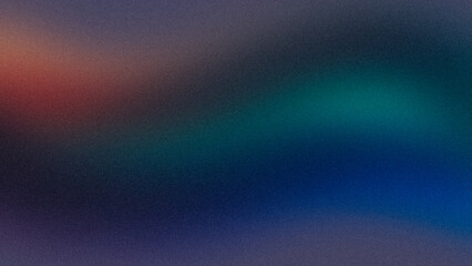 Abstract color gradient texture background. Smooth orange blue green color with light leaks, color flow, grainy gradient, noise texture, backdrop, website header, cover, banner, poster
