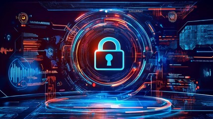 The concept of Endpoint Detection and Response (EDR) is visually represented with a padlock symbol.