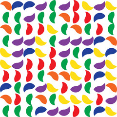 A colorful pattern design print