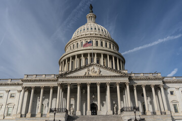Naklejka premium US Capitol Building in Washington DC
