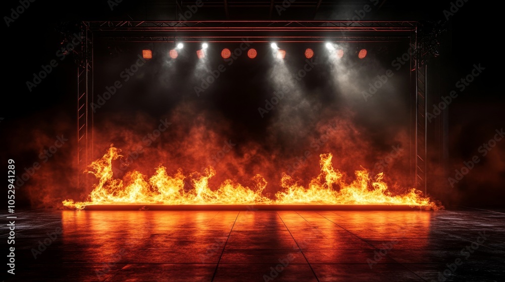 Poster captivating lighting design transforms the space into a visually stunning setting.