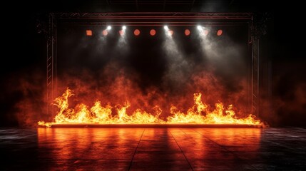 Captivating lighting design transforms the space into a visually stunning setting.