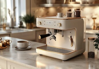Effortless brewing: the convenience of a fully automatic coffee machine in your home. 