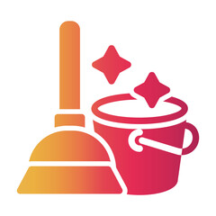 cleaning Gradient icon